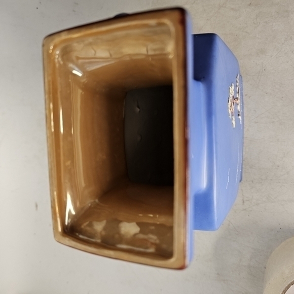 Vintage periwinkle moriage handled vase by The Hinode - Picture 2 of 9